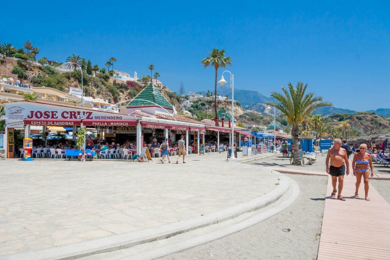 Burriana Playa Ibnsadi Nerja Lejlighed Eksteriør billede
