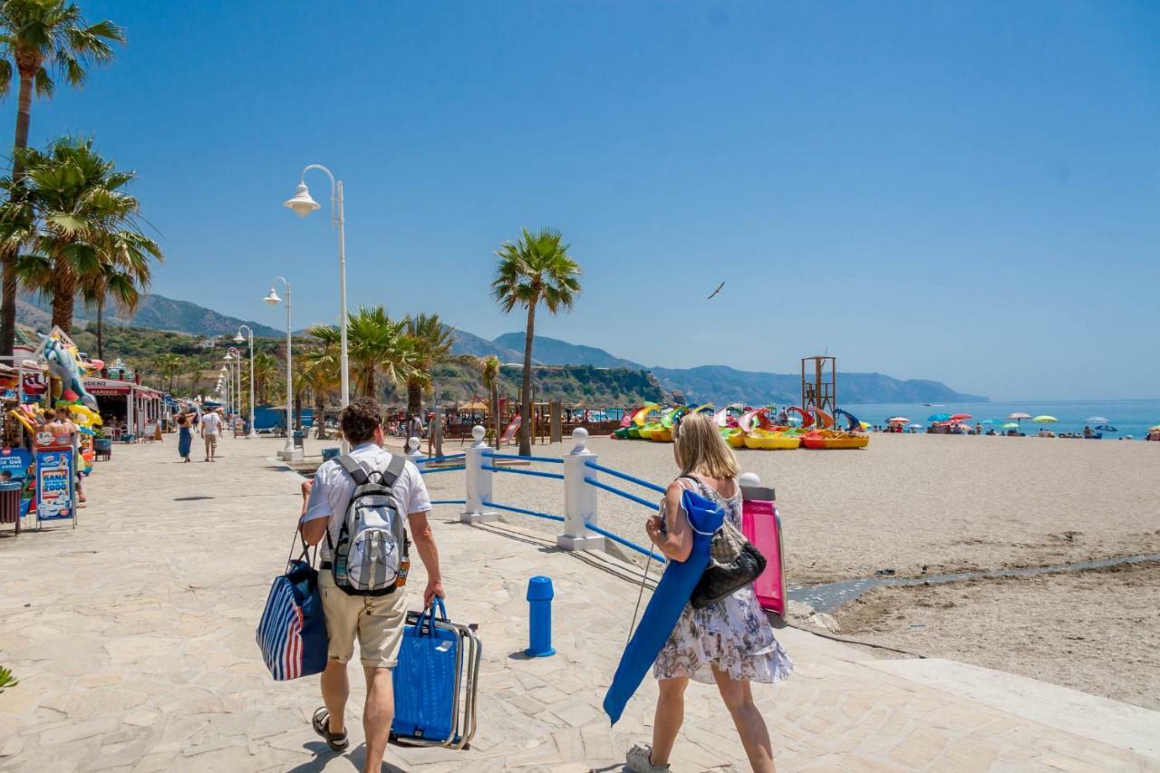 Burriana Playa Ibnsadi Nerja Lejlighed Eksteriør billede